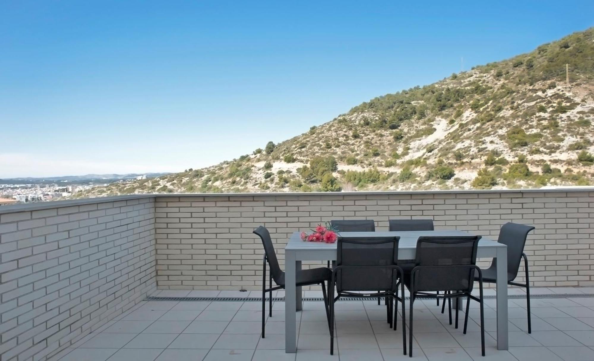 Duplex Moderno 3 Hab Parking, Vistas Al Mar Y Terraza Διαμέρισμα Σίτζες Εξωτερικό φωτογραφία